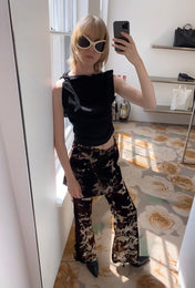DIOR 25S CORDUROY CAMOUFLAGE PANTS STYLE 006