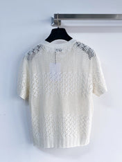 CELINE 26S KNIT SHORT SLEEVE TOP 213