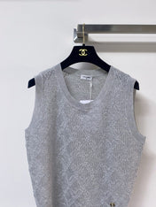 CHANEL 26S SLEEVELESS SWEATER STYLE 1047
