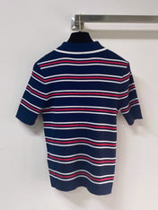 PRADA 26S SHORT-SLEEVED KNIT POLO SHIRT STYLE 892