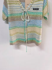 MIUMIU 26S SHORT-SLEEVED SWEATER STYLE 1130