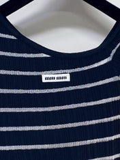 MIUMIU 26S SHORT-SLEEVED SWEATER STYLE 1127