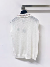 LOEWE 26S SLEEVELESS POLO SHIRT 399