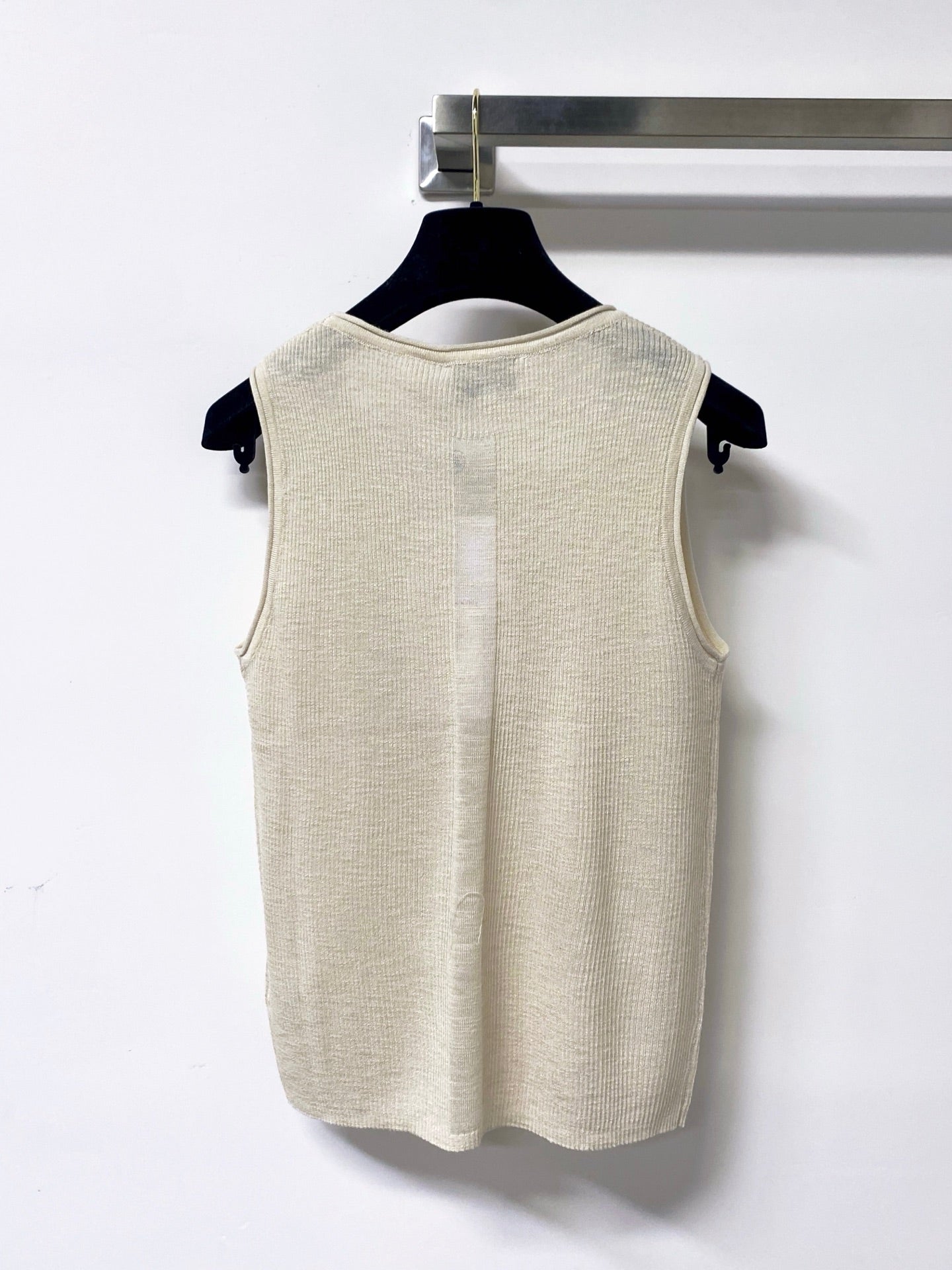CHANEL 26S KNIT SLEEVELESS TOP STYLE 1203