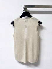 CHANEL 26S KNIT SLEEVELESS TOP STYLE 1203