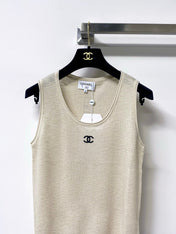 CHANEL 26S KNIT SLEEVELESS TOP STYLE 1203