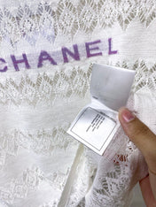 CHANEL 26S SHORT-SLEEVED KNIT SHIRT STYLE 1205