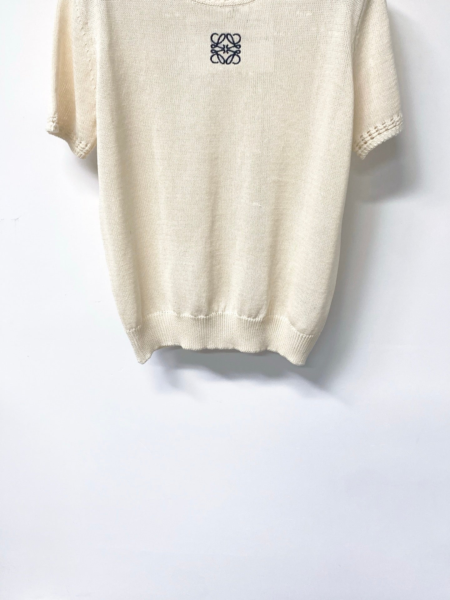 LOEWE 26S SHORT SLEEVE KNIT SWEATER 335