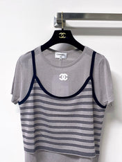 CHANEL 26S SHORT-SLEEVED KNIT SHIRT STYLE 1181