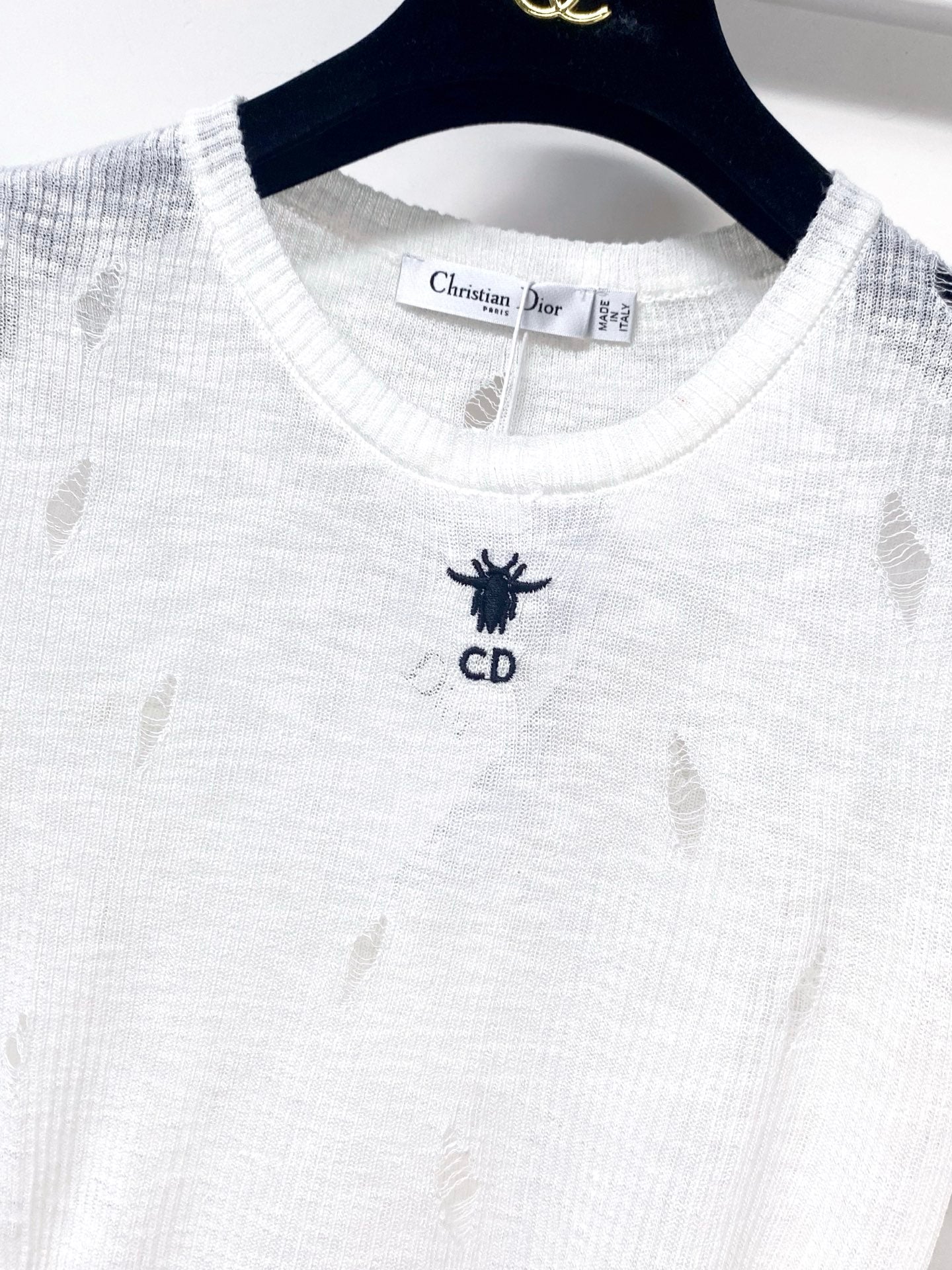 DIOR 26S SHORT-SLEEVED SWEATER 1285