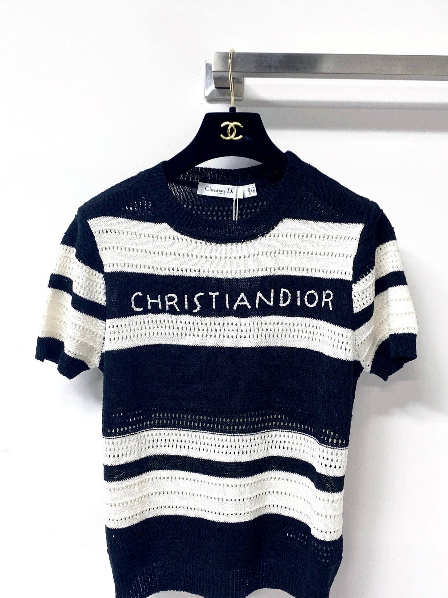 DIOR 26S SHORT-SLEEVED SWEATER 1288