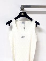 CHANEL 26S KNITTED SLEEVELESS TOP STYLE 1173