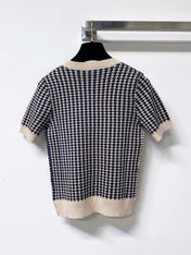 DIOR 26S SHORT-SLEEVED SWEATER 1263