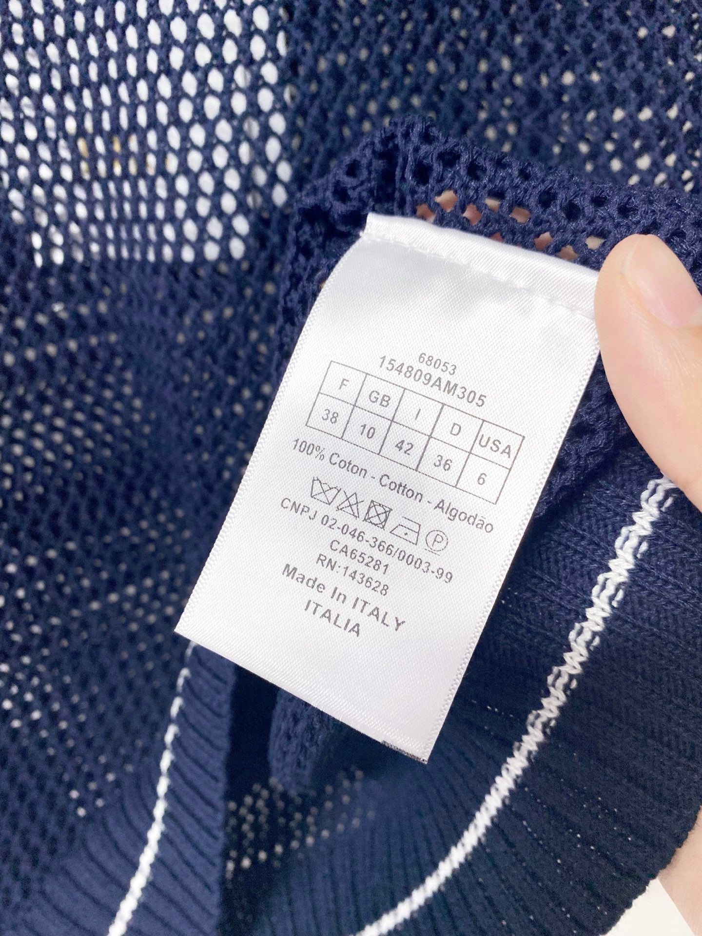 DIOR 26S SHORT-SLEEVED SWEATER 1266