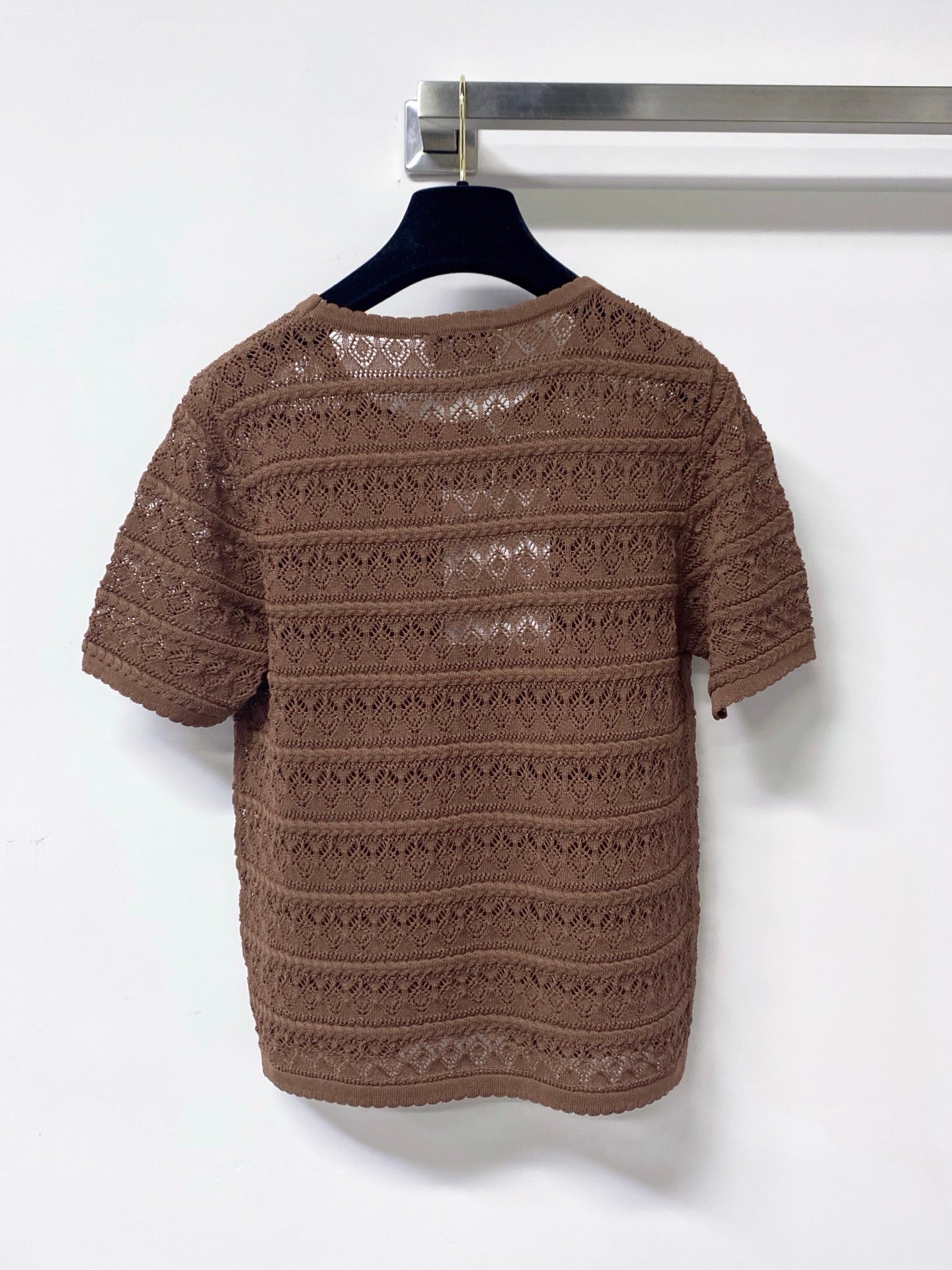 CHANEL 26S SLEEVELESS POLO KNIT TOP STYLE 1139