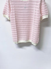 CHANEL 26S SHORT-SLEEVE KNIT TOP STYLE 1145
