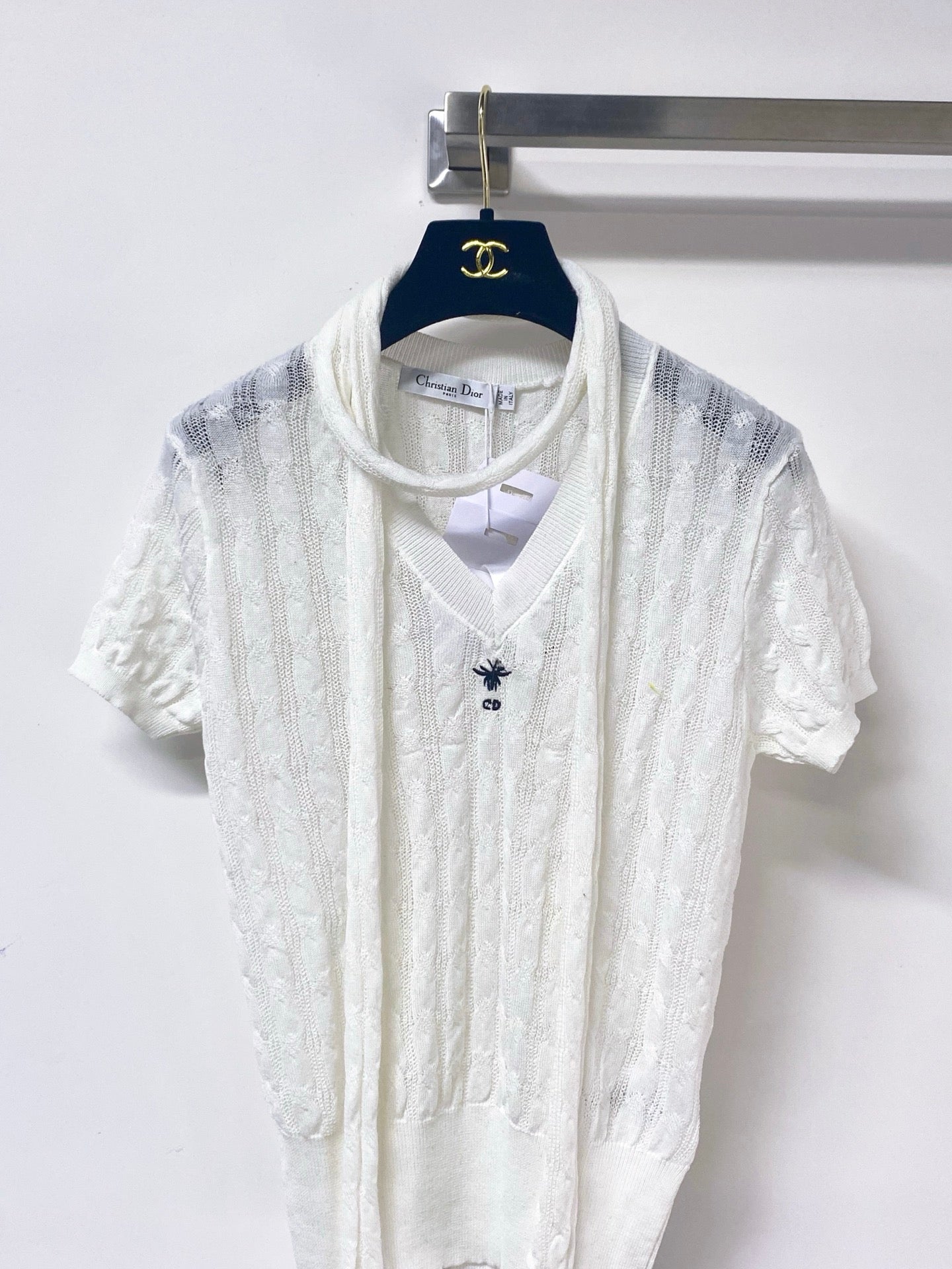 DIOR 26S SHORT-SLEEVED SWEATER 1250