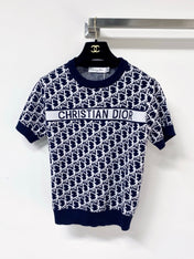 DIOR 26S SHORT-SLEEVED SWEATER 1254