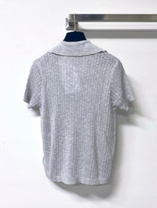 DIOR 26S SHORT-SLEEVED KNIT POLO SHIRT 1239