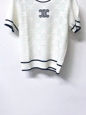 CELINE 26S SHORT SLEEVE KNIT TOP 306