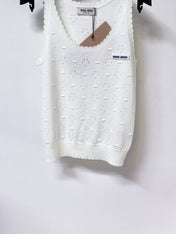 MIUMIU 26S SLEEVELESS KNIT TANK TOP 1151