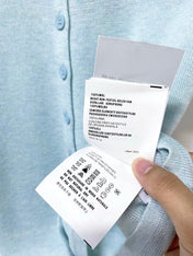 MIUMIU 26S SHORT SLEEVE KNIT CARDIGAN TOP 1239