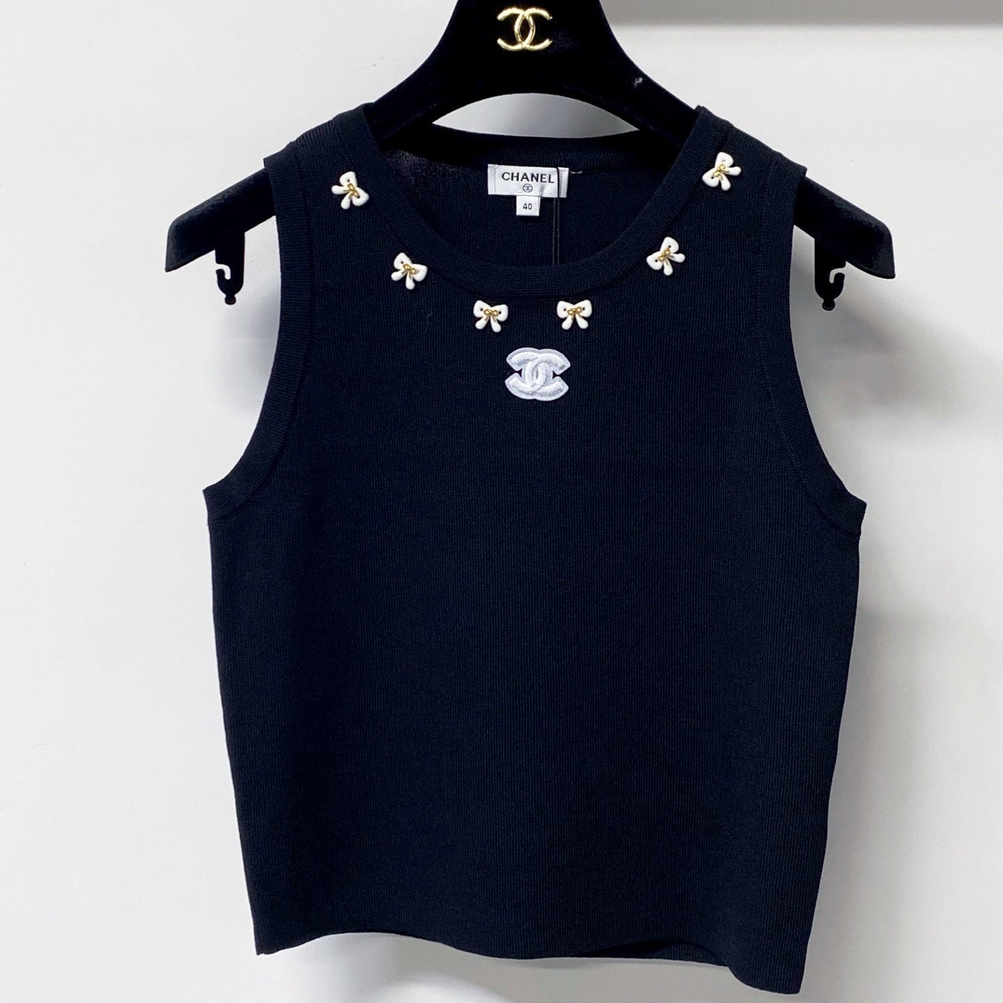 CHANEL 26S KNIT SLEEVELESS TOP STYLE 1255
