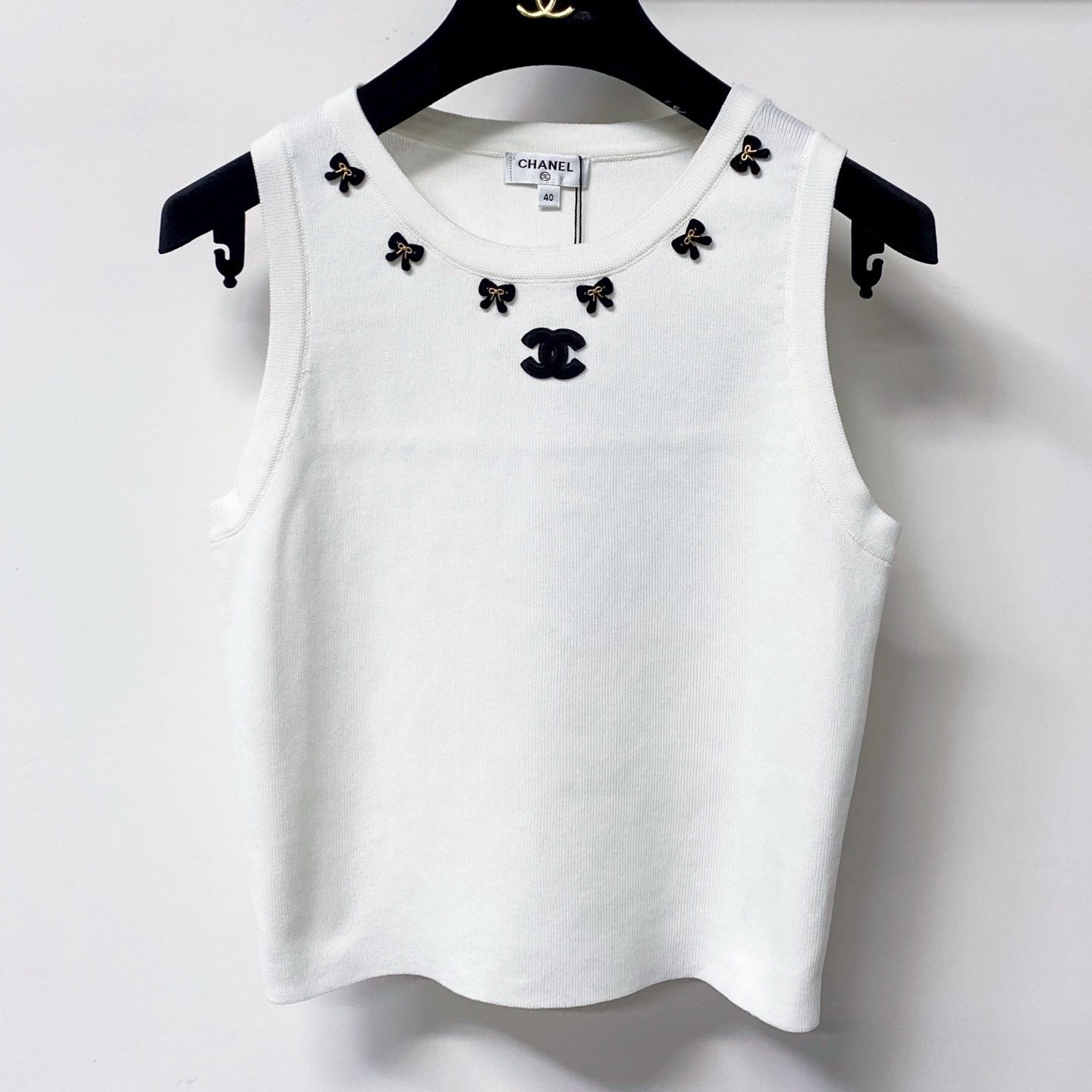 CHANEL 26S KNIT SLEEVELESS TOP STYLE 1254