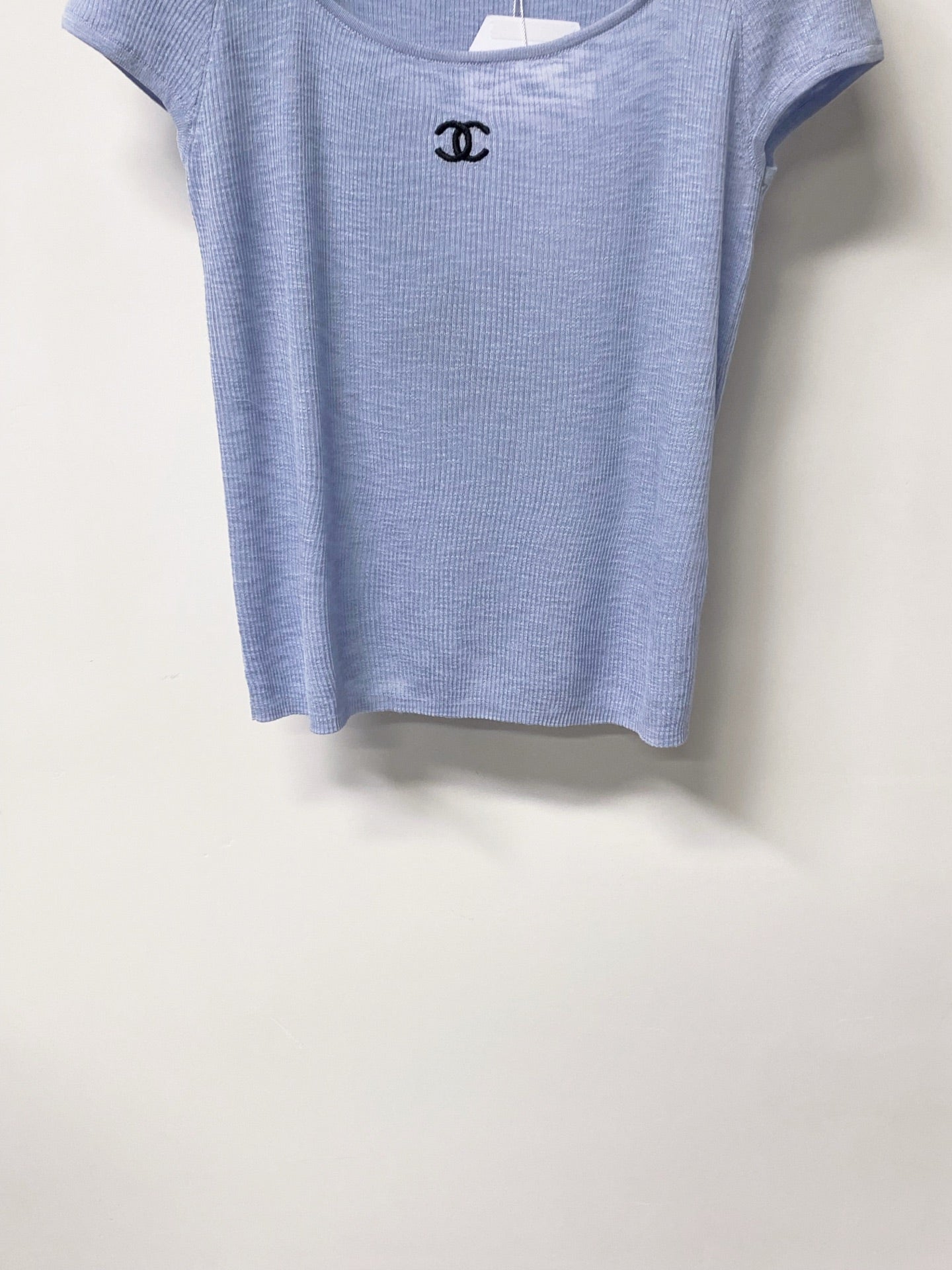CHANEL 26S KNIT SHORT SLEEVE TOP STYLE 1257