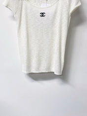 CHANEL 26S KNIT SHORT SLEEVE TOP STYLE 1256