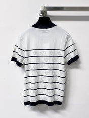 CHANEL 26S SHORT SLEEVE KNIT T-SHIRT STYLE 1265