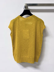CHANEL 26S KNIT V-NECK TOP STYLE 1272