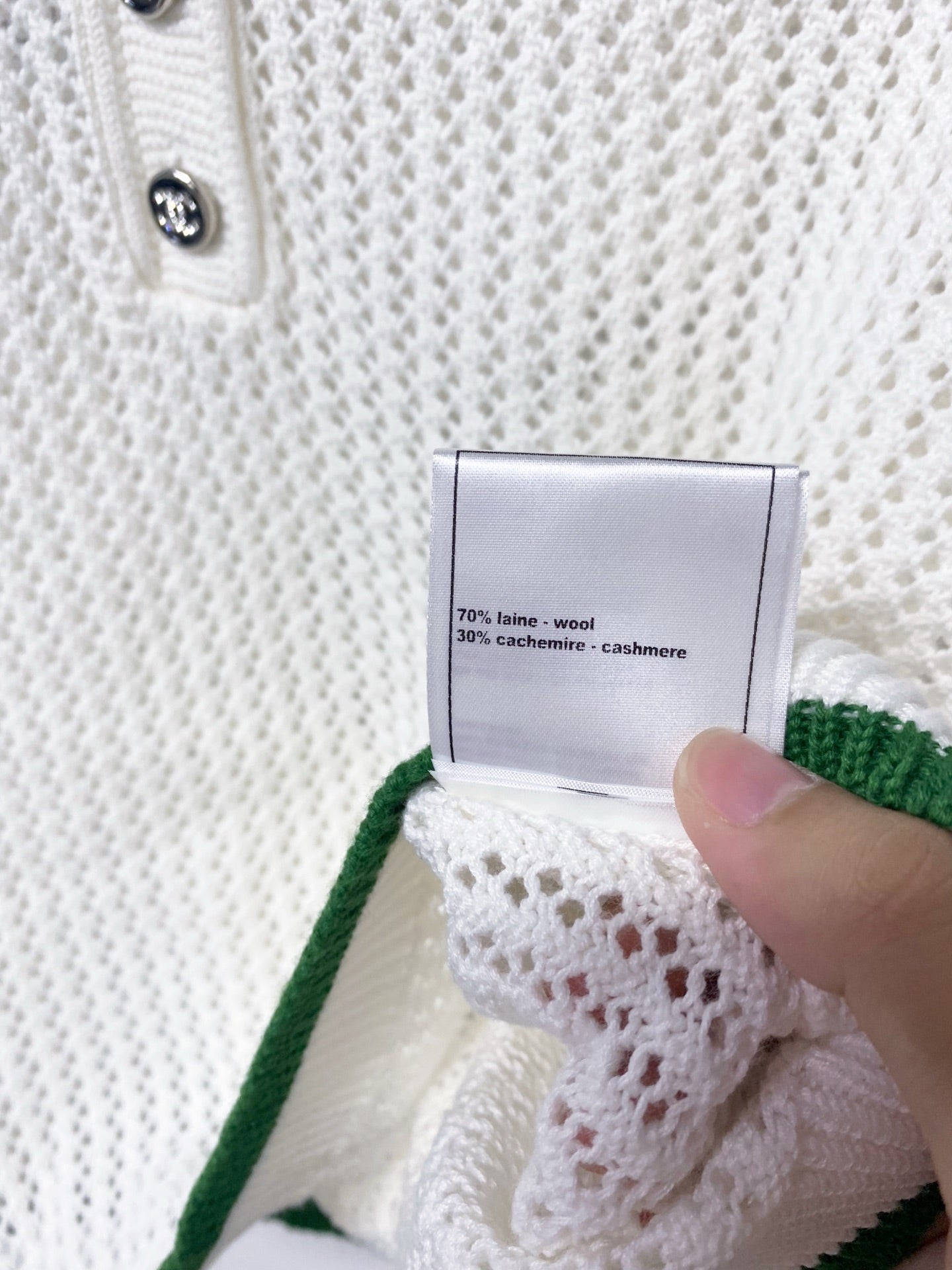 CHANEL 26S POLO SWEATER STYLE 1235