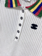 CHANEL 26S POLO SWEATER STYLE 1235