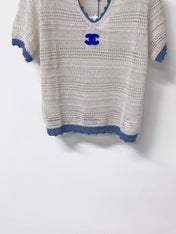CHANEL 26S SHORT-SLEEVE KNIT TOP 1464