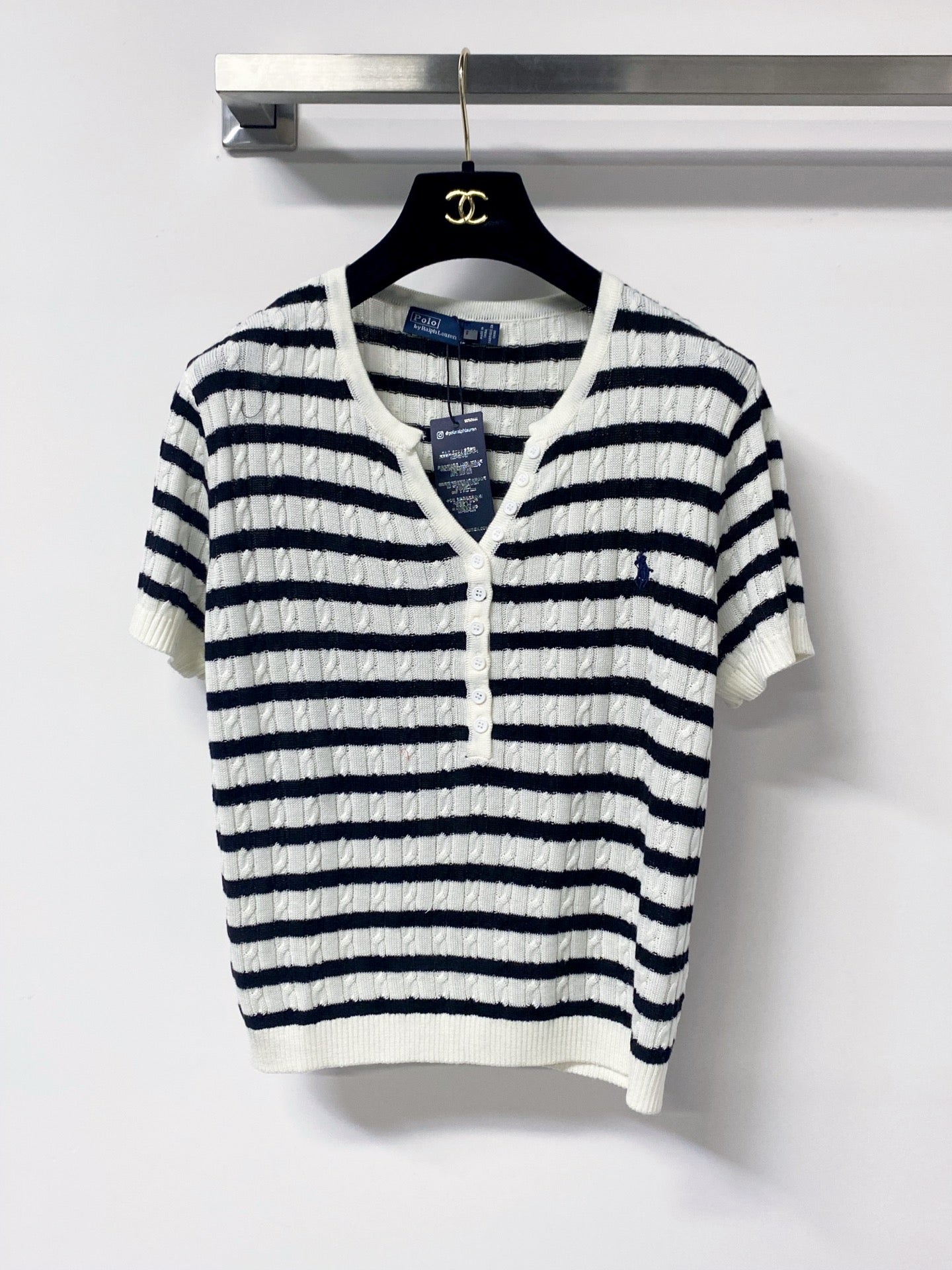 RALPH LAUREN 26S SHORT SLEEVE KNIT TOP 363