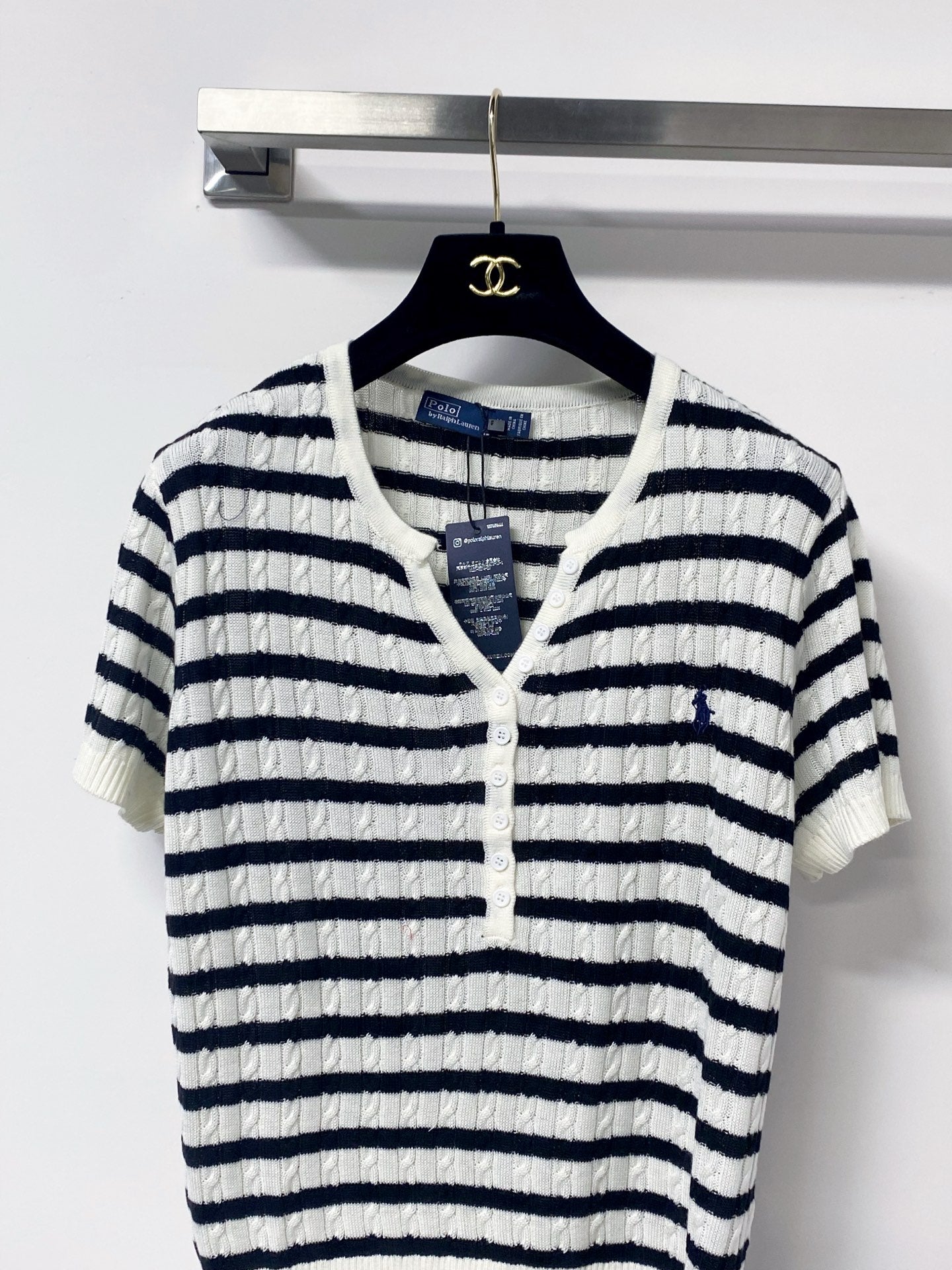 RALPH LAUREN 26S SHORT SLEEVE KNIT TOP 363