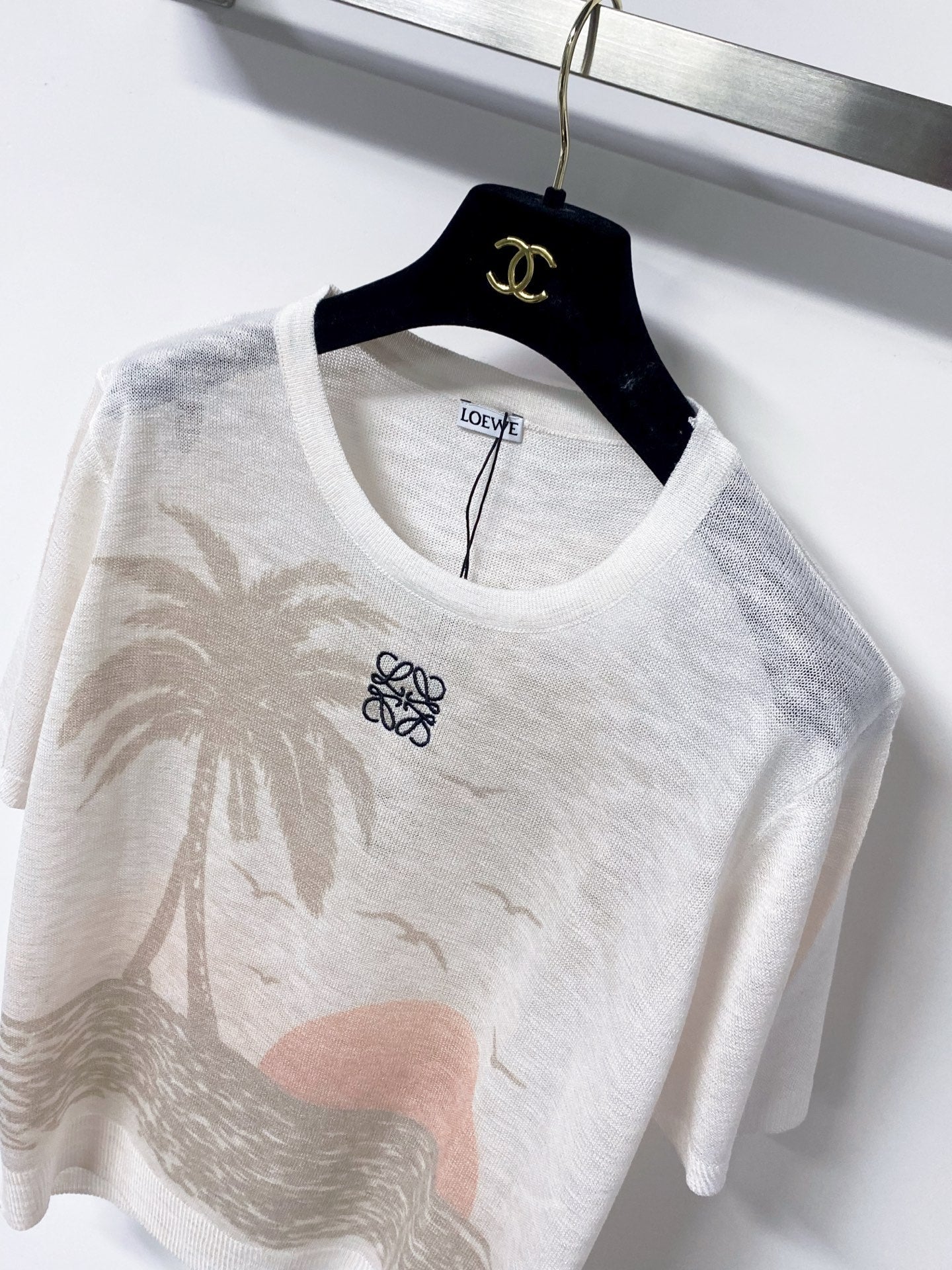 LOEWE 26S SHORT-SLEEVE KNIT TOP 600