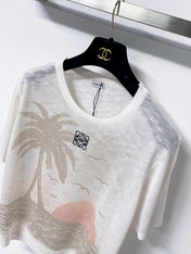 LOEWE 26S SHORT-SLEEVE KNIT TOP 600