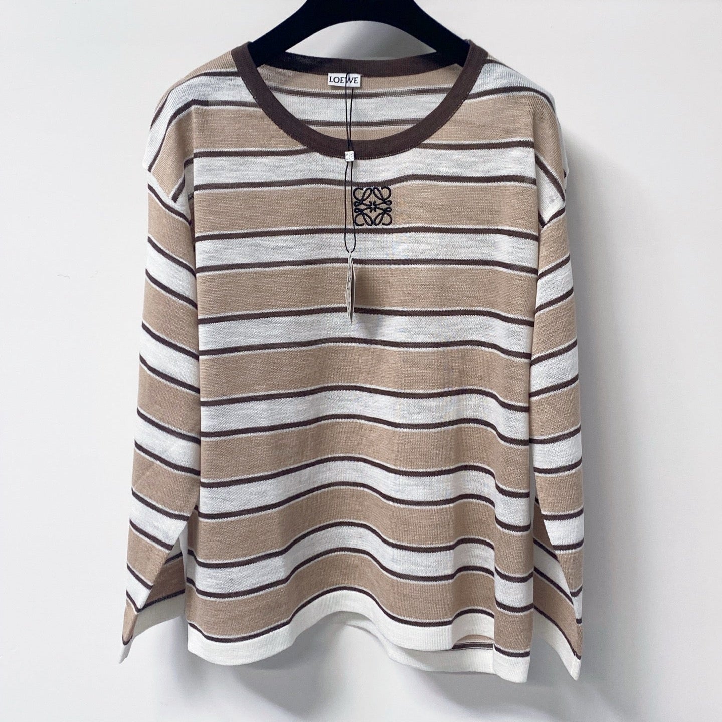 LOEWE 26S STRIPED LIGHTWEIGHT KNITTED SWEATER 570