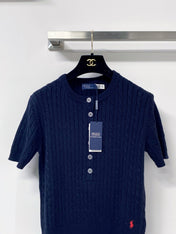 RALPH LAUREN 26S SHORT SLEEVE KNIT SWEATER 328