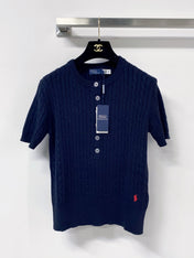 RALPH LAUREN 26S SHORT SLEEVE KNIT SWEATER 328