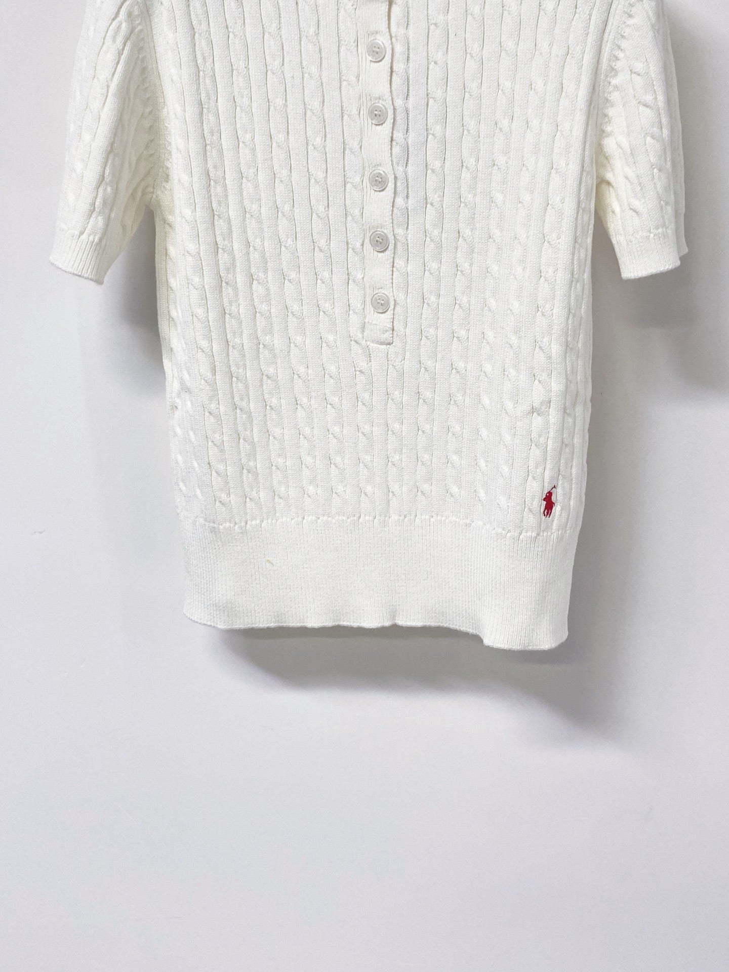 RALPH LAUREN 26S SHORT SLEEVE KNIT SWEATER 327