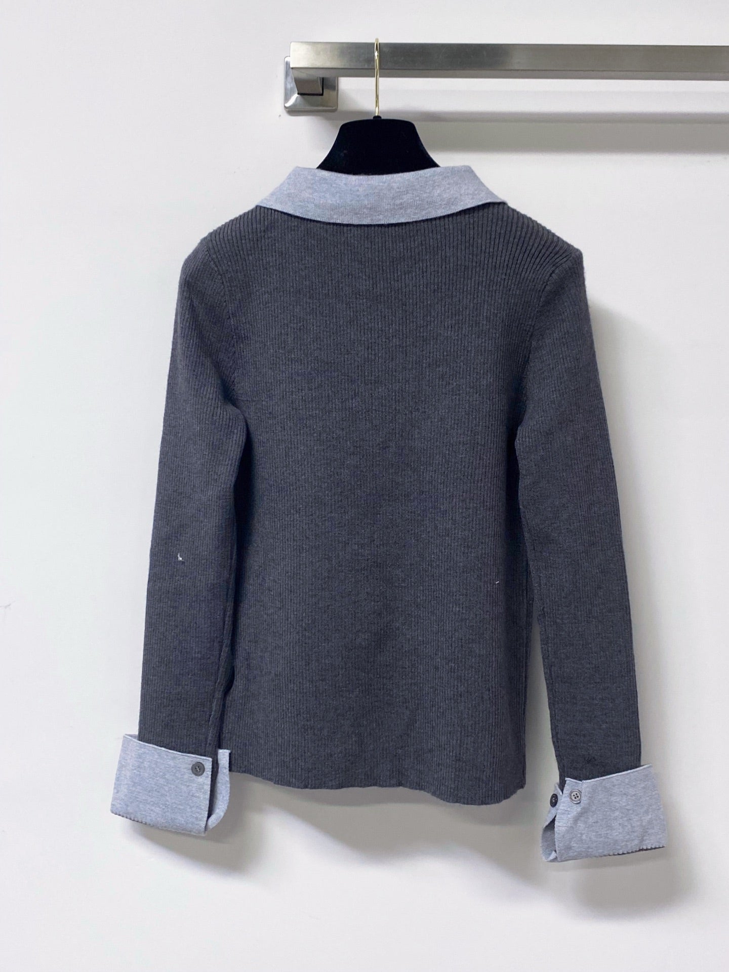 MIUMIU 26S KNIT POLO SWEATER 1464