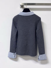 MIUMIU 26S KNIT POLO SWEATER 1464