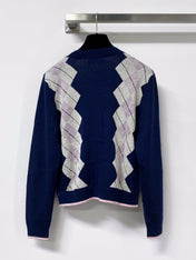 MIUMIU 26S V-NECK KNIT CARDIGAN 1348