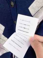 MIUMIU 26S V-NECK KNIT CARDIGAN 1348