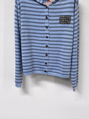 MIUMIU 26S HOODED KNIT CARDIGAN 1344