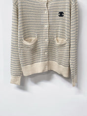 CHANEL 26S CREWNECK KNIT CARDIGAN 1509