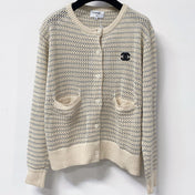 CHANEL 26S CREWNECK KNIT CARDIGAN 1509